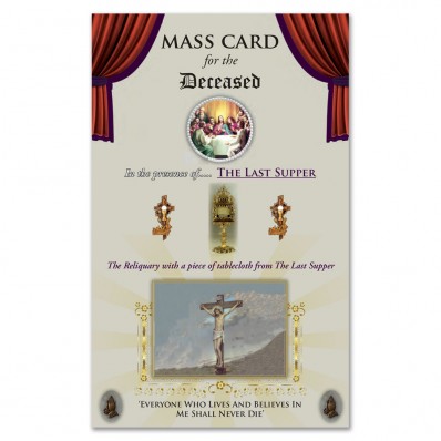 Sympathy Mass Card