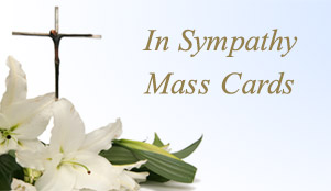 bouquet of Flowers for Signed Mass card  : living intention